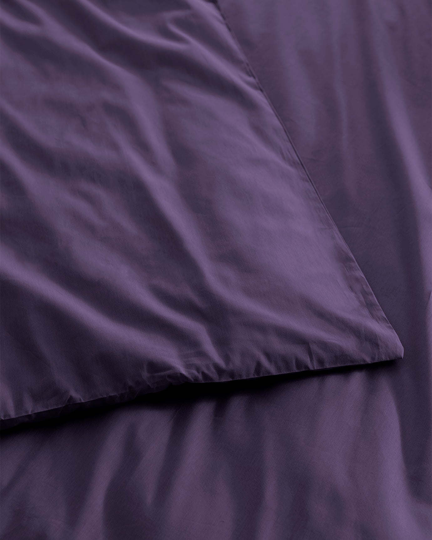100% Cotton Ranforce Duvet Cover Set - Soft & Breathable Bedding - Purple