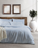 Viscose Blend Double Duvet Set - Jacquard Weave Design