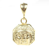 Sterling Silver Medallion Pendant - Ancient Roman Figure