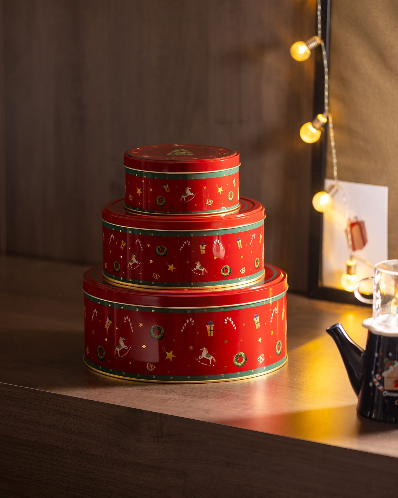 Metal Round Storage Box - Modern Kitchen Essential