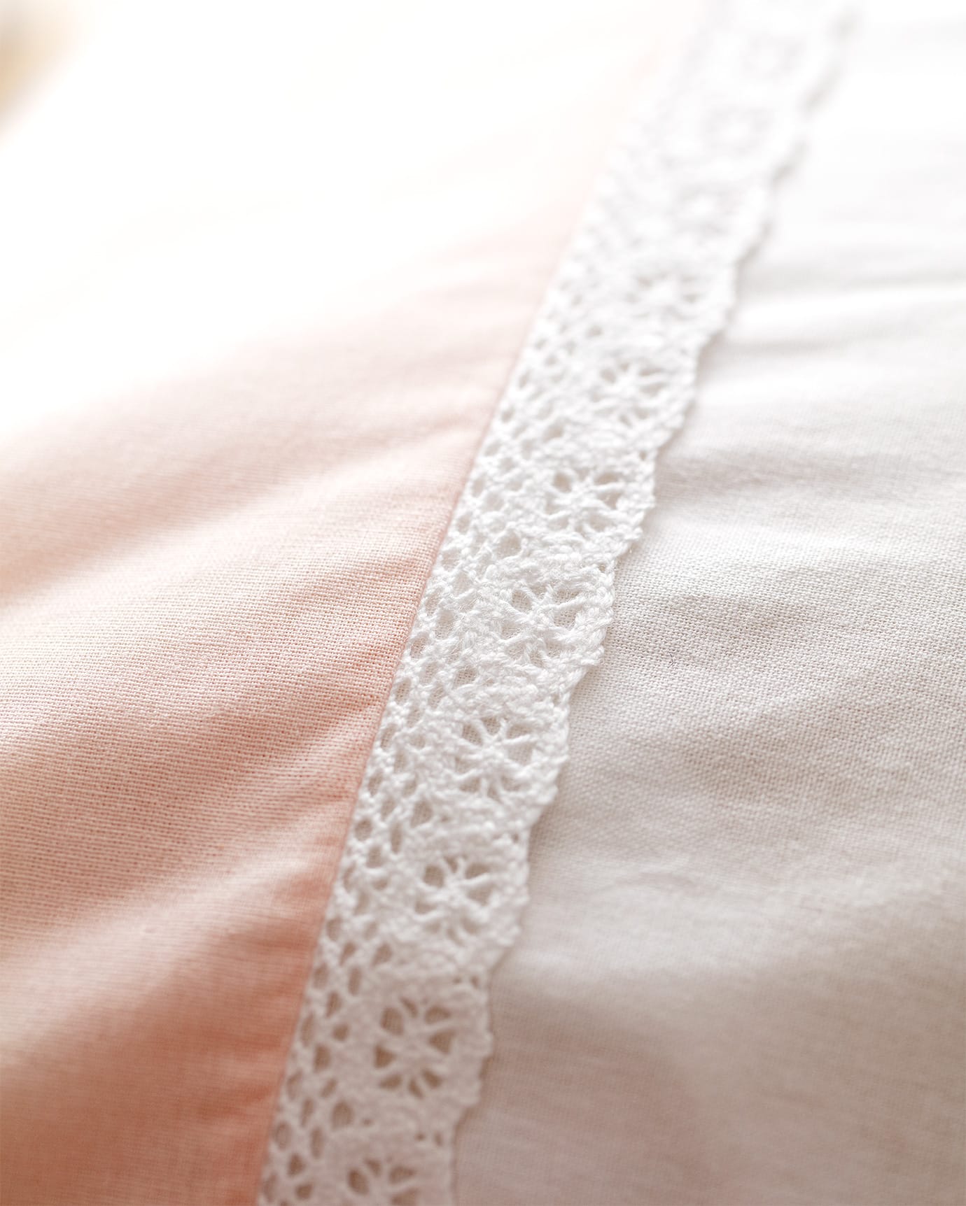 Blush Pink 100% Cotton Pillowcase Set - 2 Pack, Standard Size