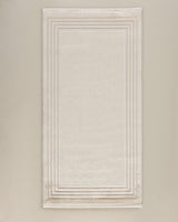 Soft Polyester Area Rug - Cream, Durable & Non-Slip