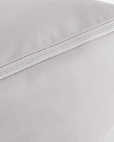 Large Grey Floral Print Storage Bag - Home Organizer for Clothes & Bedding - 74x46x46 cm