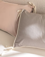 100% Cotton Washed Double Duvet Cover Set - Tie Closure