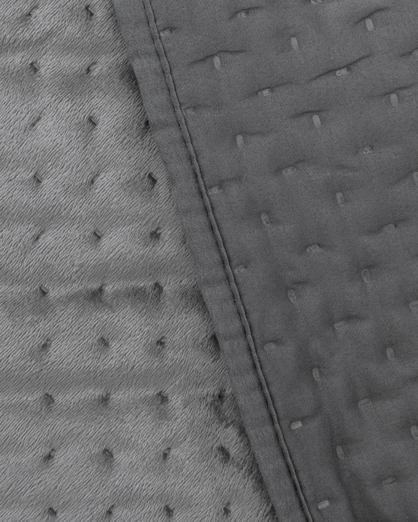 Boulogne Velvet Quilted Bedspread - Double Size Luxury