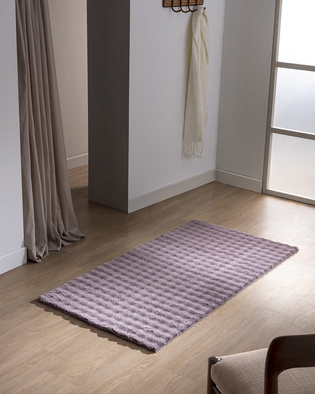Premium Polyester Area Rug - Distinctive Bubble Texture Design