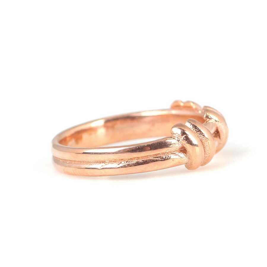 Sterling Silver Modern Band Ring - Contemporary Slanted Design
