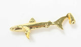 925 Sterling Silver Upright Shark Pendant - Ocean Adventure Charm