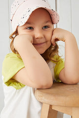 100% cotton Extra Soft Baby Girl Visor Hat - Star Print - TryAladdin