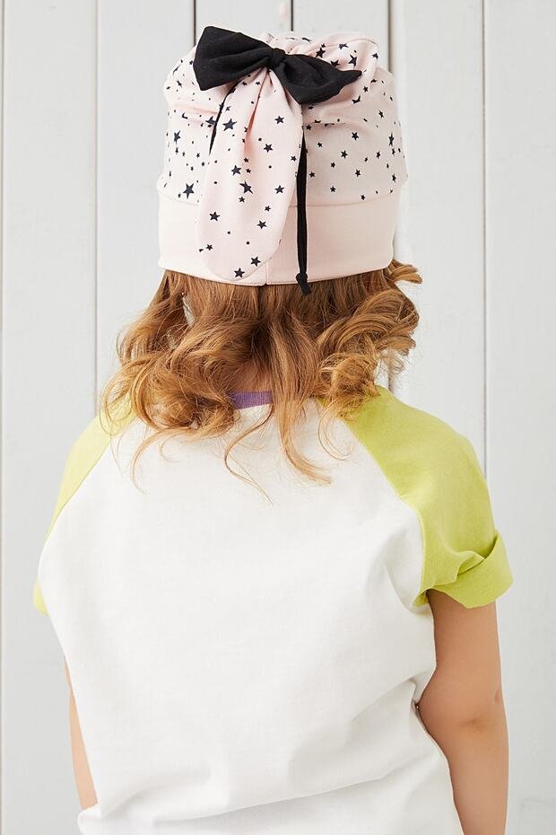 100% cotton Extra Soft Baby Girl Visor Hat - Star Print - TryAladdin