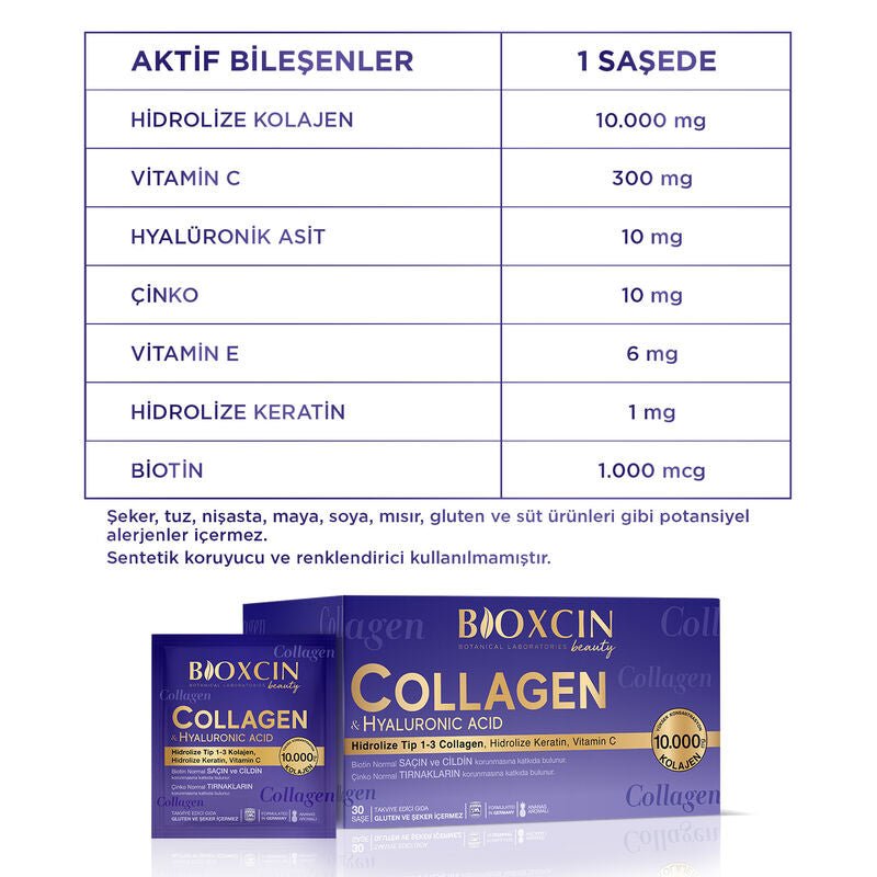 10,000 mg Hydrolyzed Collagen Type I & III Beauty Powder - TryAladdin