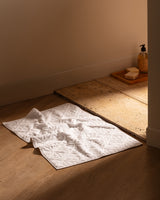 100% Cotton Plush Bath Mat - Ultra Absorbent & Soft
