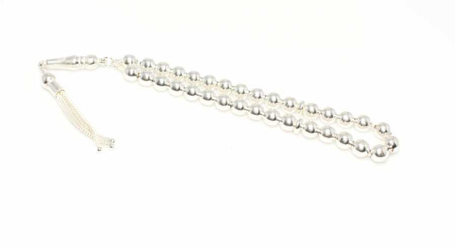 Premium 925 Sterling Silver Sphere Cut Tesbih