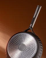 24 cm Brown Frying Pan Skillet - Freya Everyday Cookware