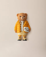 Resin Magnet - Charming Bear Accent for Kitchen & Home