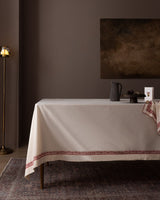 100% Cotton Ombrelot Tablecloth - Elegant Dining