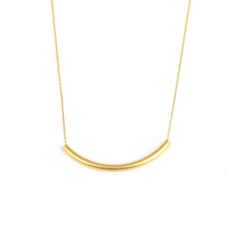 Professional Sterling Silver Tube Necklace