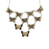 Professional 925 Sterling Silver Ten Butterfly Necklace