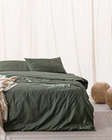 Adrien Single Striped Duvet Cover Bedding Set