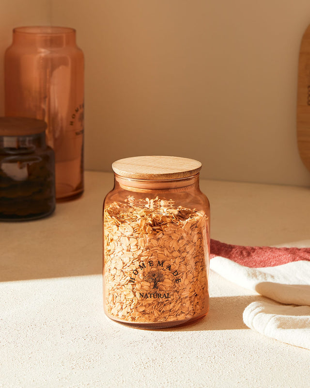 Colorful Food Storage Jar - 890ml Kitchen Container