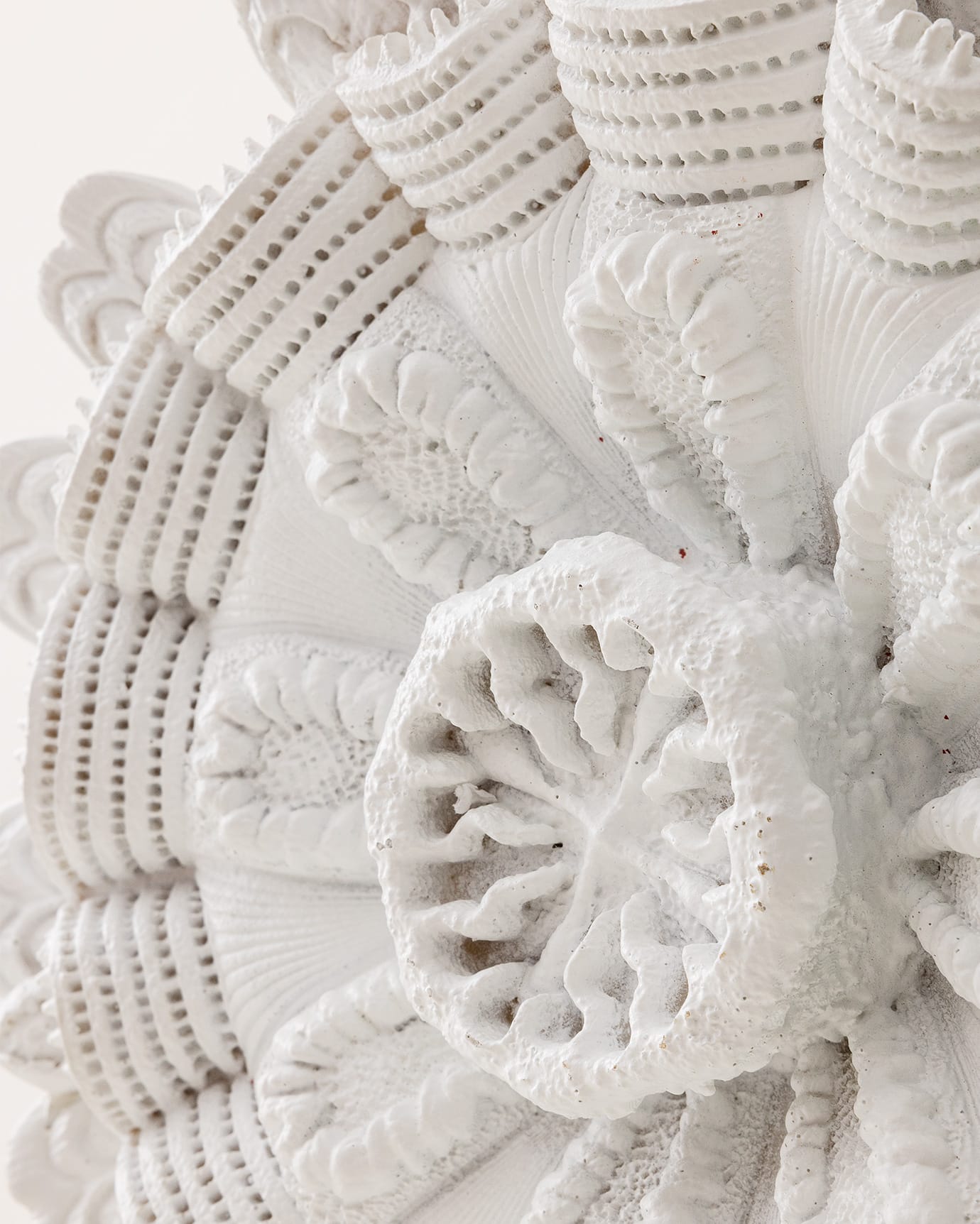 Resin Wall Decor - Elegant Sculptural Accent