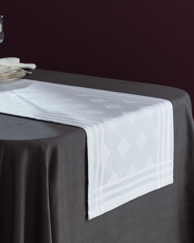 Polyester Table Runner - Mayenne Collection Elegant Design