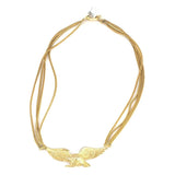 925 Sterling Silver Eagle Necklace - Bold Multi-Chain Design