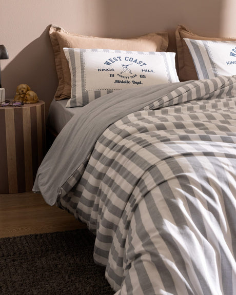 100% Cotton Ranforce King Size Duvet Cover Set - Printed Design