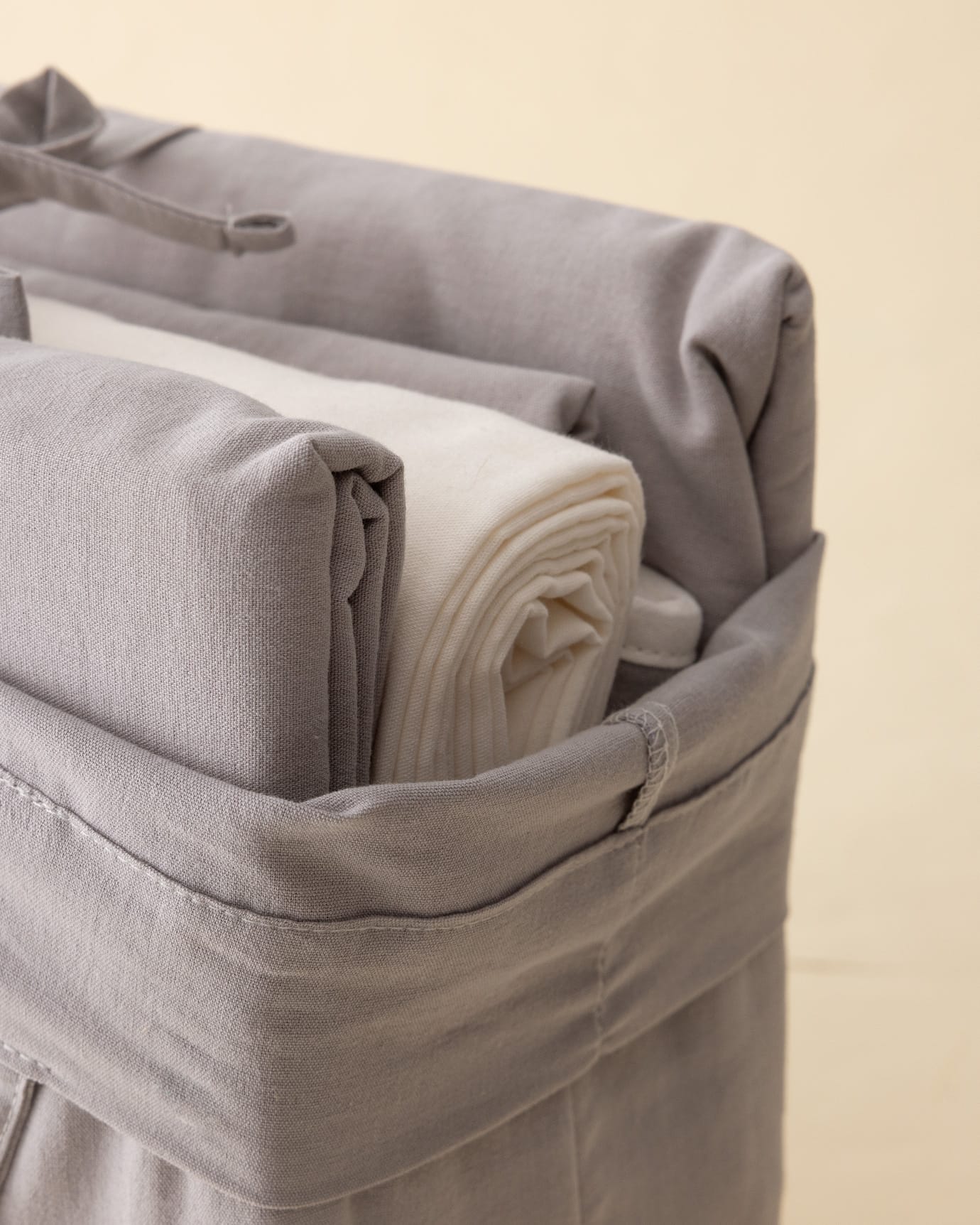 100% Cotton Washed Double Duvet Cover Set - Tie Closure