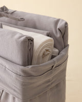 100% Cotton Washed Double Duvet Cover Set - Tie Closure