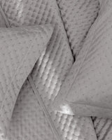 Boulogne Velvet Quilted Bedspread - Soft Double Bed Cover