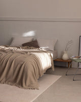 Twin Size Cotton Bedspread - Soft & Breathable Bed Cover
