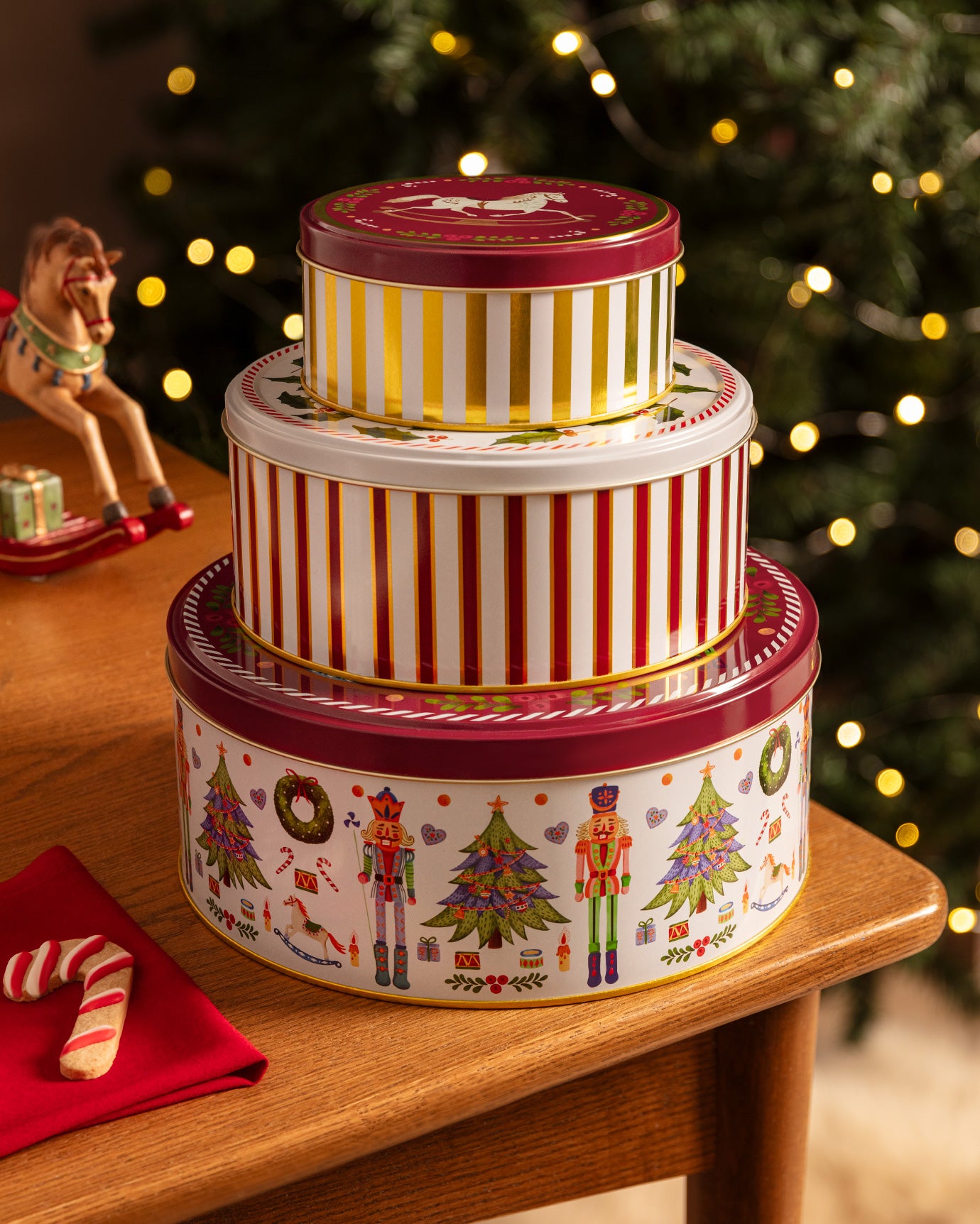 Metal Decorative Storage Box - Round & Versatile