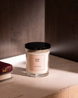 Black Scented Glass Jar Candle - 190g Aromatic Home Fragrance