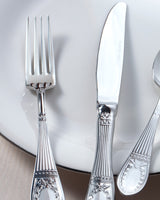 Elegant Stainless Steel 84-Pc Cutlery Set - La Papillion Design
