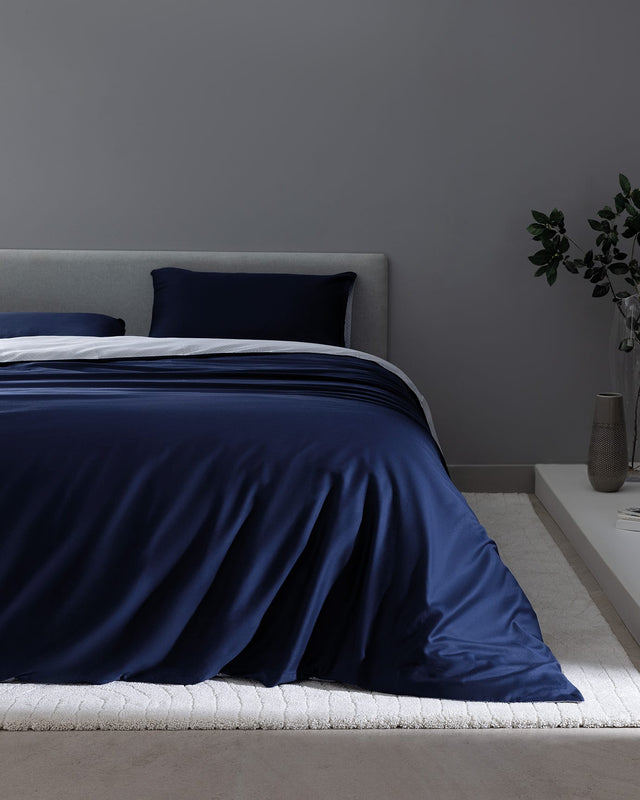 Coyne Printed 100% Cotton Sateen Twin Size Duvet Cover Set