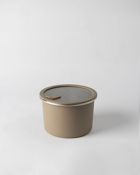 Large 2300 ml Airtight Food Storage Container with Lid - Taupe