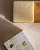 Natural Aloe Vera Bar Soap, 125g - Gentle Cleansing & Hydrating