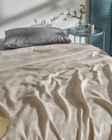 100% Cotton Twin Pique Blanket - Soft & Breathable Lightweight Bedspread