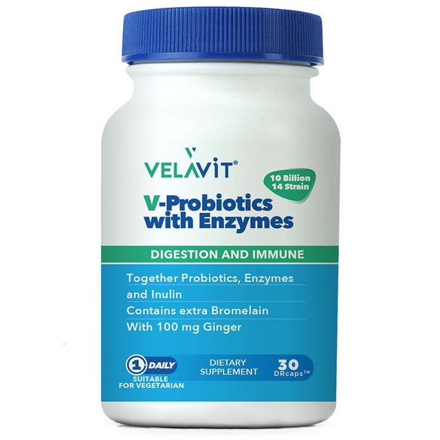 14 - Strain Probiotics & Digestive Enzymes - Advanced Gut Health Capsules - TryAladdin