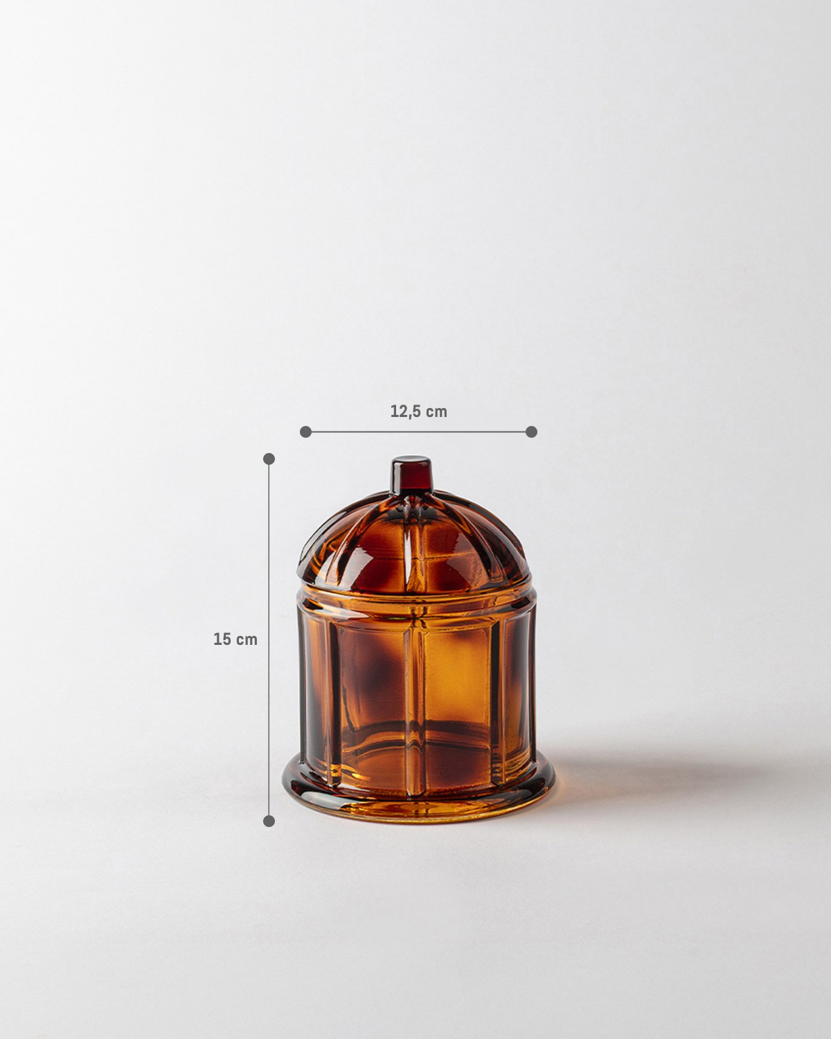 Elegant glas sukkerskål - Perfekt til moderne kaffe- og teservice