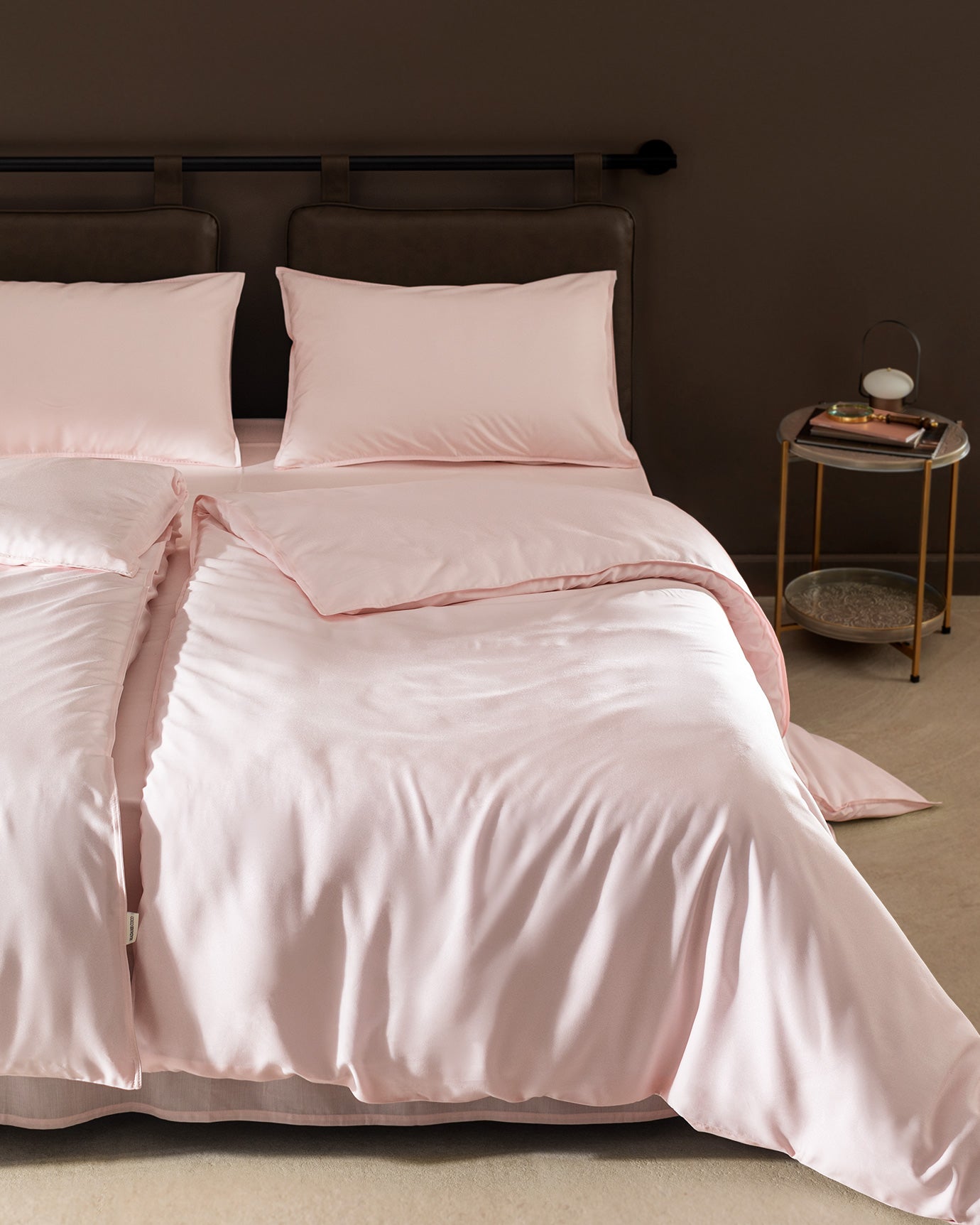 TENCEL Lyocell Bedding Set - Ultra Soft Duvet Cover & Pillow Shams