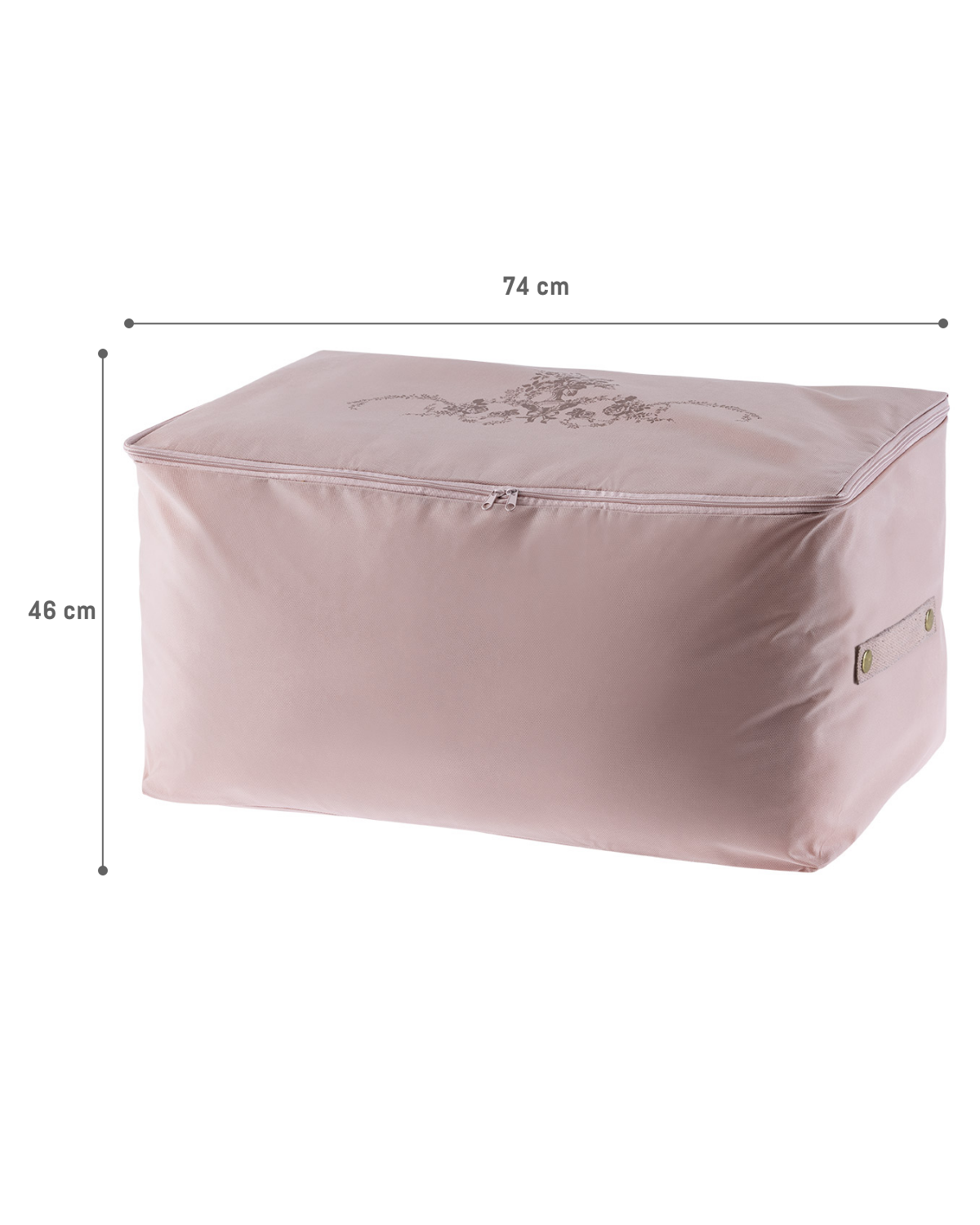 Durable Polypropylene Storage Bag - Elegant Floral Print