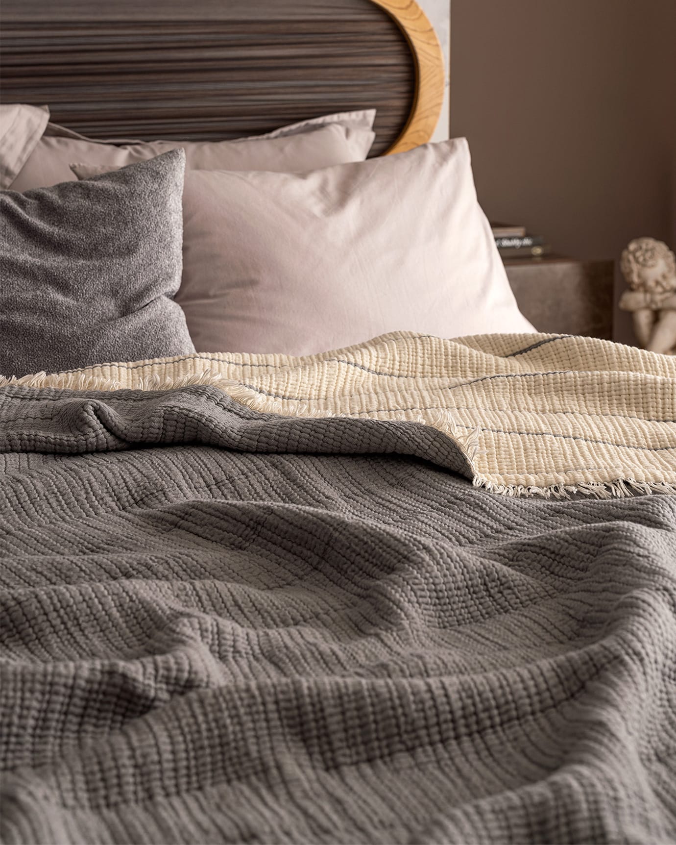 Soft Cotton Twin Bedspread Coverlet - Lightweight Decorative Bedding
