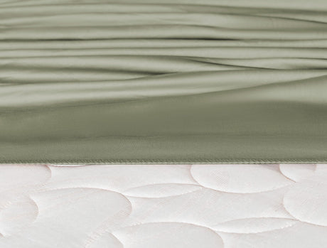 Soft 100% Cotton Sateen Fitted Sheet - Double Bed