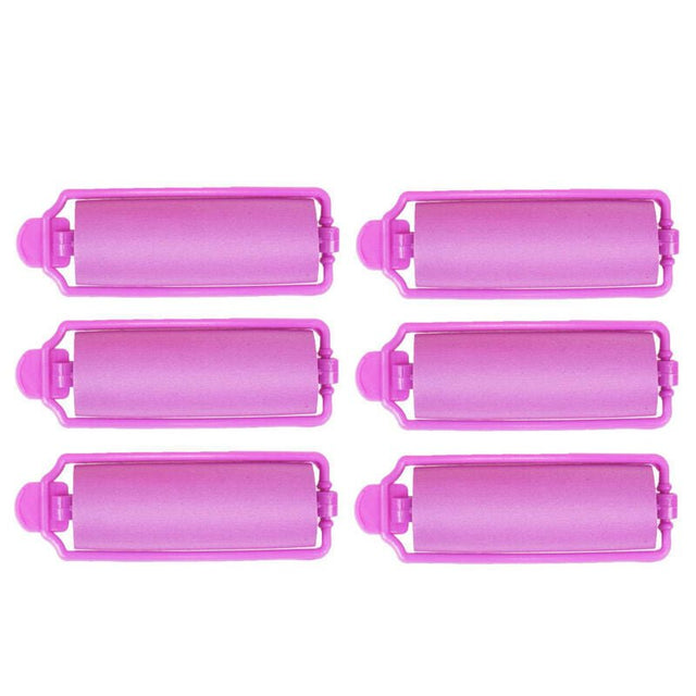1.5 cm Soft Rubber Hair Curlers - 6 Pack for Heatless Styling - TryAladdin