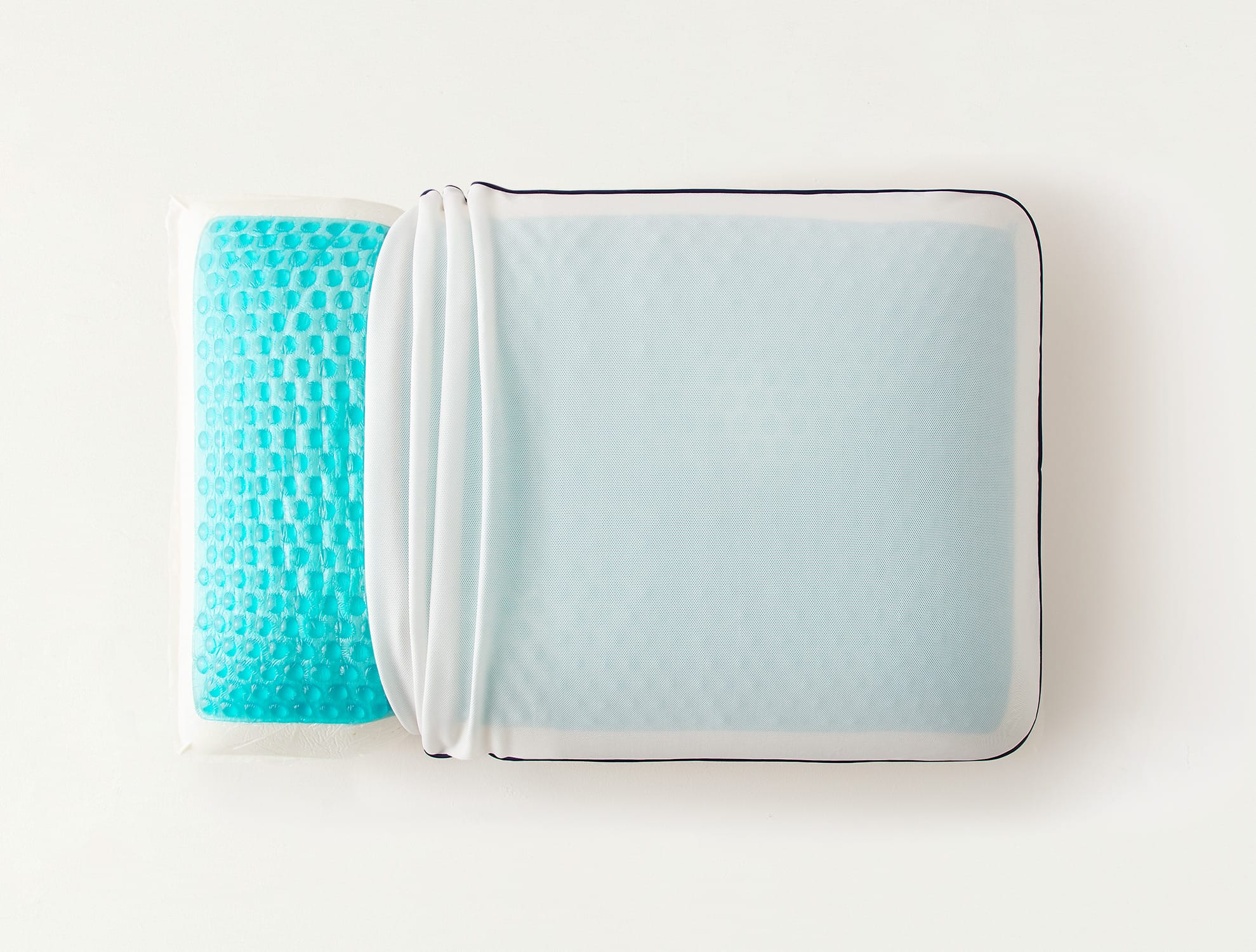 Fuchsia Cooling Gel Memory Foam Pillow for Restful Sleep