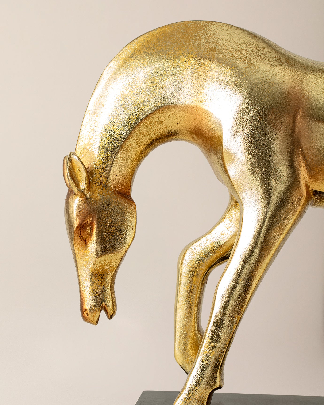 Elegant Gold Decorative Sculpture for Home Decor