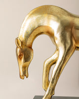Elegant Gold Decorative Sculpture for Home Decor