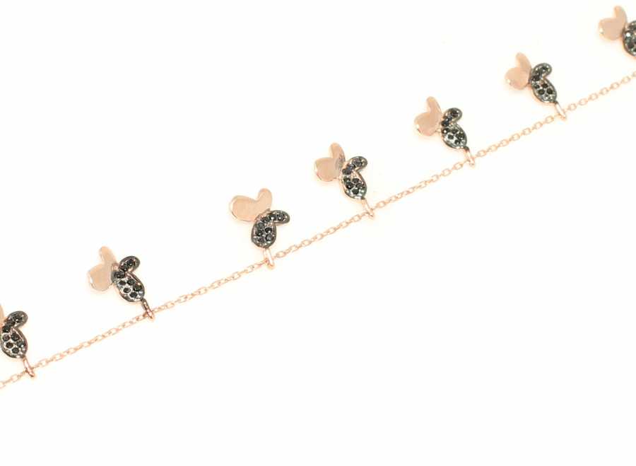 Professional 925 Sterling Silver Butterfly Anklet